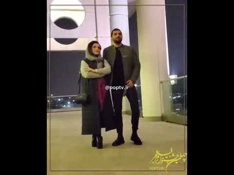 سینا مهراد و خواهرش صبا سهیلی در کاخ جشنواره