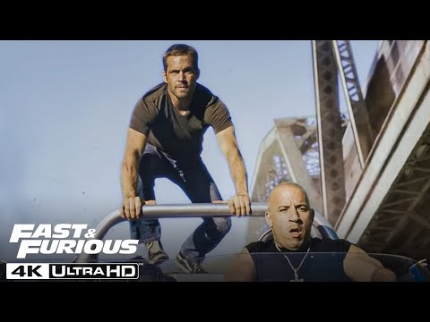 Fast Five | Vault On The Bridge Chase Scene In 4K Hdr