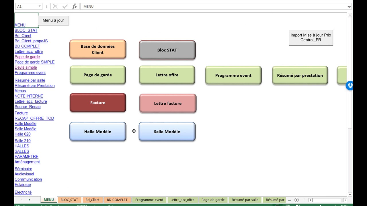 Offre Commerciale Sur Excel Base De Donnees Clients Liees Infogestion Suisse Youtube