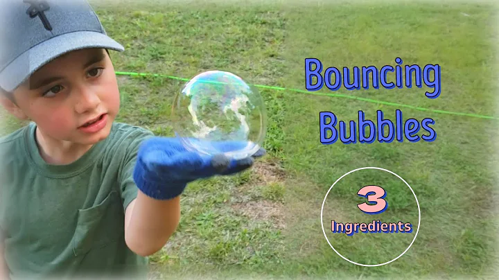 Kids Science Experiment: Bouncing Bubbles