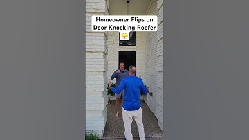 Homeowner Flips on Door Knocking Roofer 😤#doortodoor #sales #entrepreneur #roofing #solar