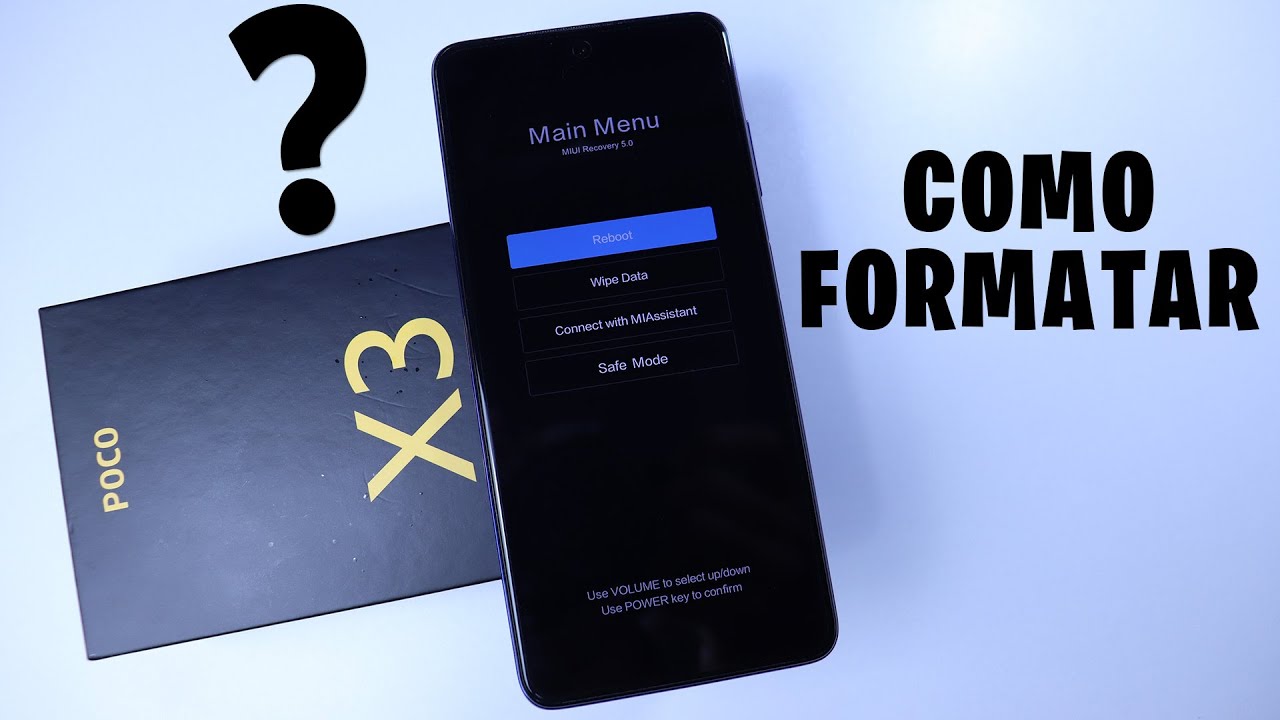 COMO FORMATAR O POCO X3 NFC PELO RECOVERY DE FORMA SIMPLES E RÁPIDA ...