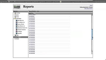View Untangle Reports