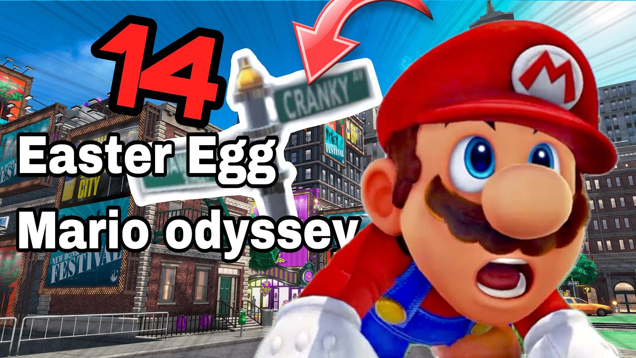 14 Easter Egg Sur Super Mario Odyssey [Egg Finder] YouTube