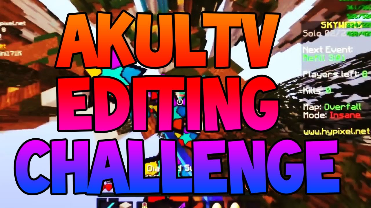 "AkulTV Edit Challenge" | Love u Akul! (Read Desc)