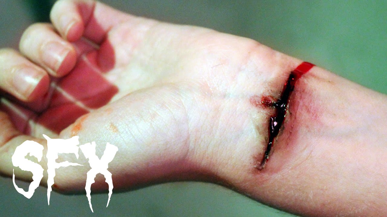 CUT WRIST - SFX Makeup - YouTube.