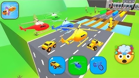 Shape shifting 🏃‍♂️🚗🚲🚦All Levels Gameplay Walkthrough Android,ios Max Level Ep 19