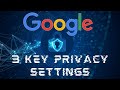 3 Vital Privacy Settings in Google-Help Teachers & Students #googleprivacysettings #googleaccount