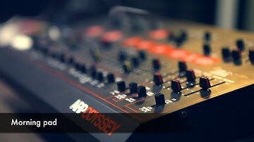 Korg Arp Odyssey - Morning Pad (stack) + Jarre (Patches: Pad 8 + Pluck 12)