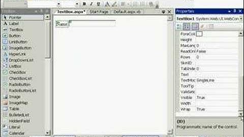 ASP.Net Controls - II : TextBox - Shalvin