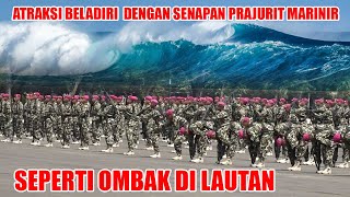 KEREN, ATRAKSI MARINIR DALAM MEMAINKAN SENJATA