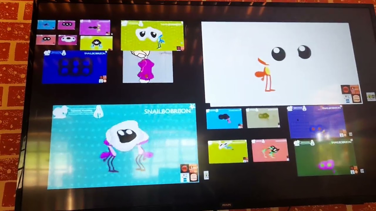 um monte de efeitos de Bob zoom