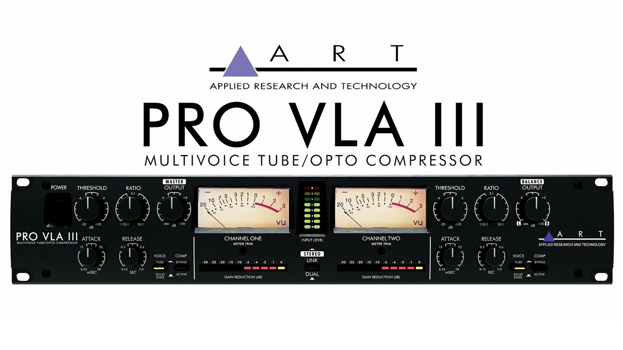 ART Pro VLA III Multivoice Tube/Opto Compressor PROVLAIII B&H