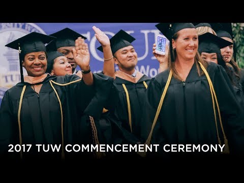 2017-tuw-commencement-ceremony-highlights