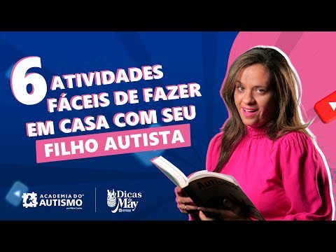 6 Atividades fáceis de fazer em casa com seu filho autista