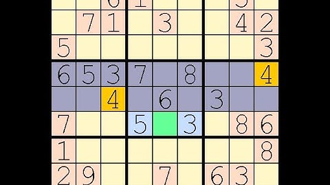 How to Solve Washington Post Sudoku Expert?  8 June, 2024