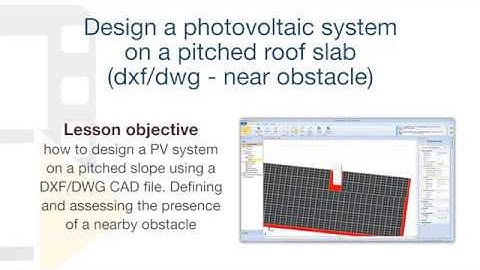 Solarius PV Tutorial - Design a photovoltaic system on a pitched roof slab - ACCA software