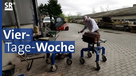 Weniger arbeiten - mehr Lebensqualität? | Vier-Tage-Arbeitswoche - ein Zukunftsmodell fürs Saarland?