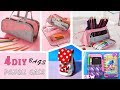 5 fantastic design diy pencil case bag tutorial // from scratch just cut & sew