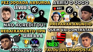 MISTERIOSO FX FAZ 4x1 ! QUEM VAI CONTRATAR NICOLAS ? ANUNCIO FX MISTERIOSO ! REBAIXAMENTO CPN ?
