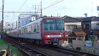 [ 噂の新塗装車 ]名鉄3107F+2212F 177ﾚ快特新鵜沼 徳重・名古屋芸大駅通過