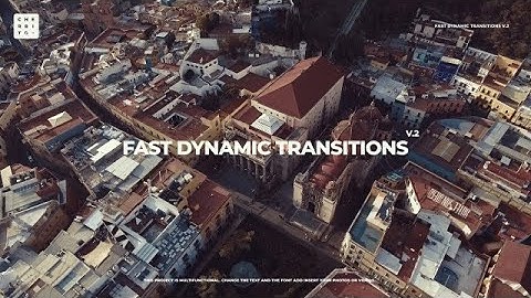 Fast Dynamic Transitions V.2 After Effects Templates