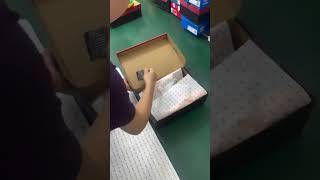 Shoes Packing Process - Good tools and machinery make work easy