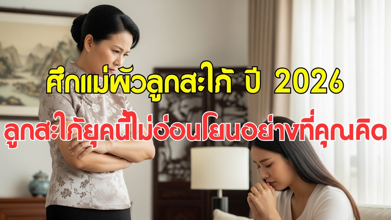 ศึกแม่ผัวลูกสะใภ้ ปี 2026 ลูกสะใภ้ยุคนี้ไม่อ่อนโยนอย่างที่คุณคิด!