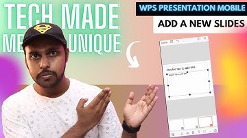 how add a new slides in wps office presentation mobile