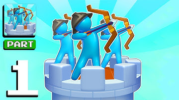 Archery Bastions - Gameplay Walkthrough Part 1 - Master Archery and Crush Invaders (iOS, Android)