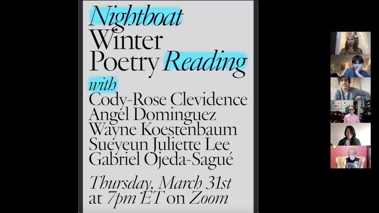Nightboat Winter Poetry Reading