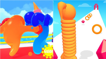 Looking good 🎖️🥈JOIN blob clash 3D Vs long neck run android ios gameplay adventure walkthrough