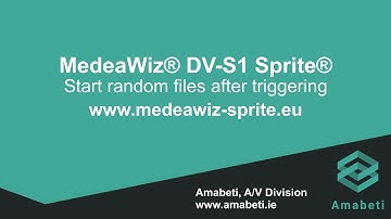 MedeaWiz® Sprite® DV-S1 / Start Random Files After Triggering