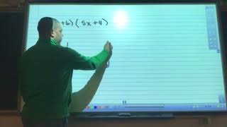 Sub Plans 3-21 Multiply Polynomials Part 1