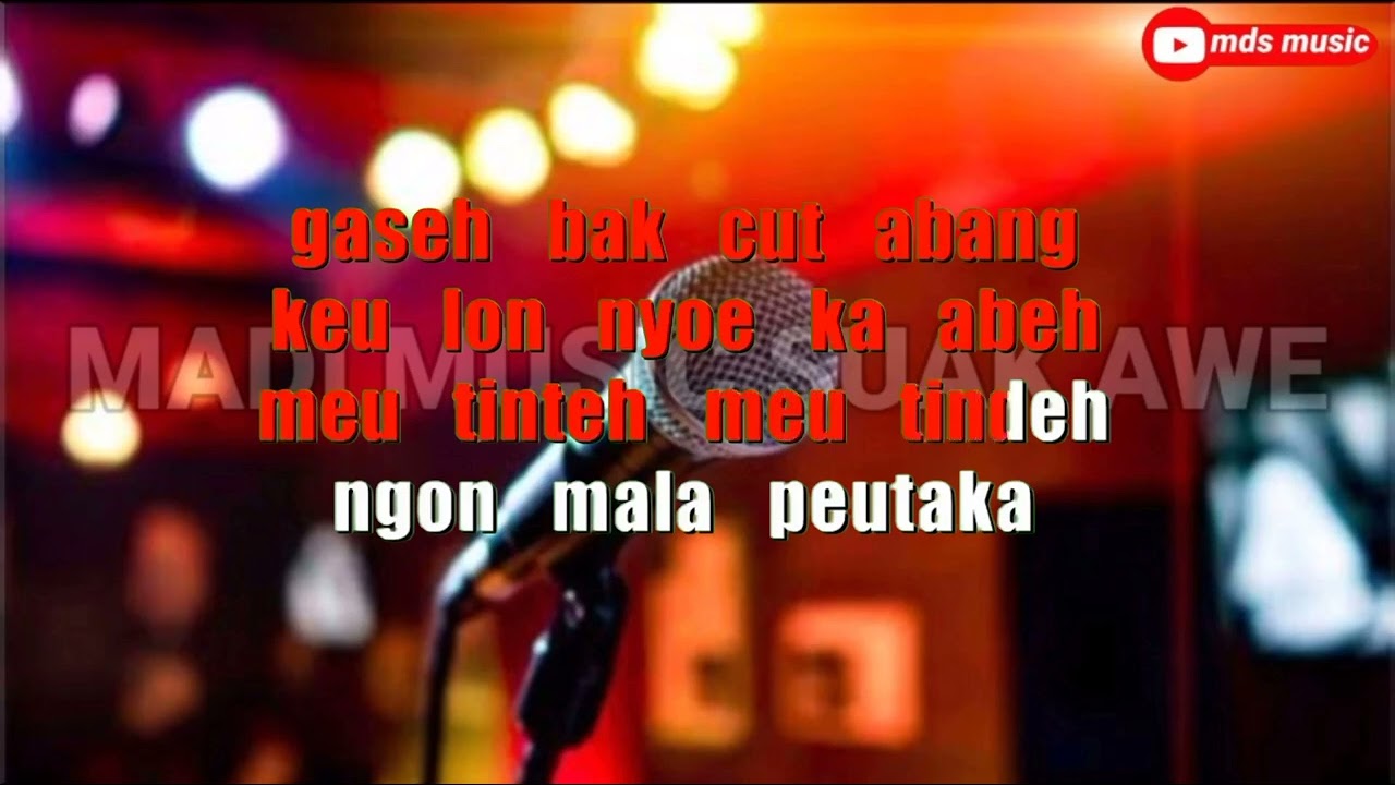 kadoe ie mata   karaoke lagu aceh armawati ar