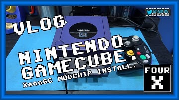VLOG - Nintendo GameCube - XenoGC ModChip Install.