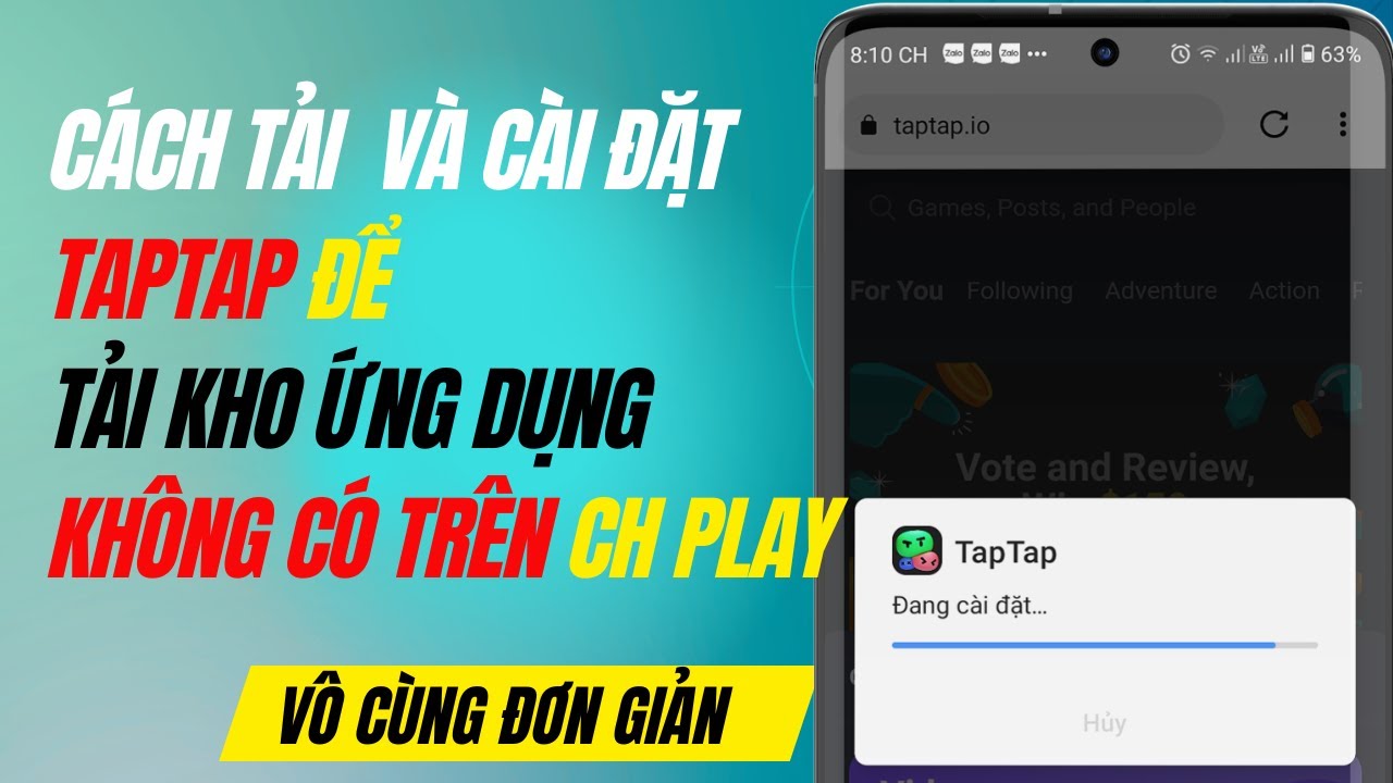 Cách tải TapTap trên Android - Cài đặt các ứng dụng... - youtube