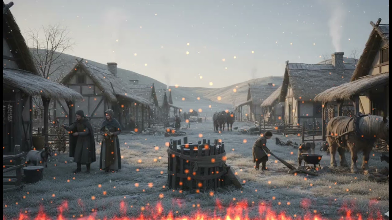 “A Slow Winter in the Medieval World – Peaceful Sleep Story | Calm Historical ASMR Narration”