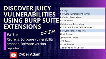 Discover Juicy Vulnerabilities Using BurpSuite Extensions - Retire.js, Software Vuln scan  - Part 5
