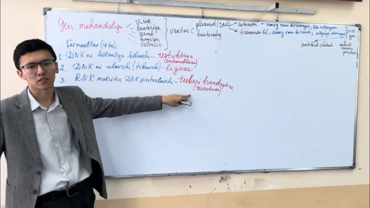 10-sinf. Gen muhandisligi. Fermentlar