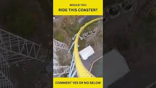 Would You Ride This Coaster? Skyrush at Hersheypark POV #shorts #frontseatmedia #rollercoaster