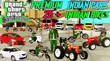 Premium 25 + Indian Cars & Bikes Gta San Andreas | gta sa indian cars and bikes | Gta sa mods
