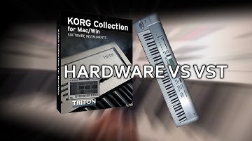 Korg Triton LE vs Triton VST Comparison Demo
