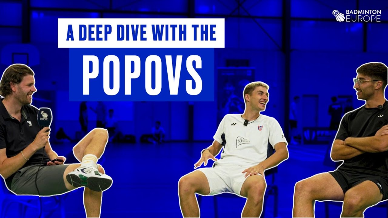 Popov brothers FULL INTERVIEW: Olympics, Doubles, Rivalry & the future of French badminton