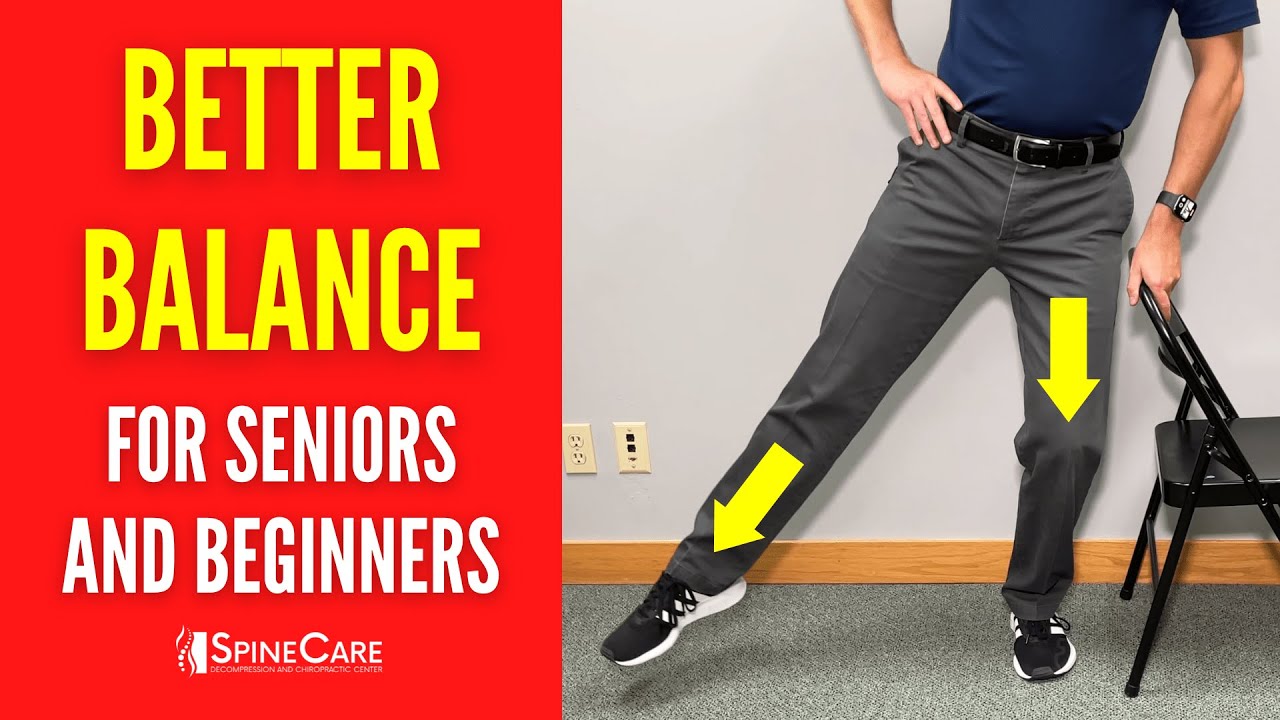 Easy Balance Exercises for Seniors and Beginners YouTube