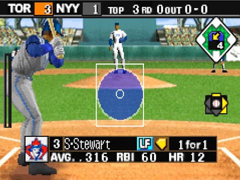 BaseBall Advance (GAMEBOY ADVANCE) Toronto vs New York