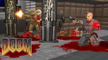 DOOM with Project Brutality - E1M3 Toxin Refinery + Maps of Chaos