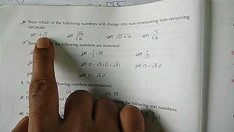 Class 9 Mathematics ML Aggarwal exercise 1.4 (rational and irrational numbers)