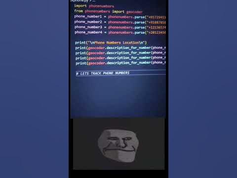 How to Track Your Phone Location Using Python! 📍🐍#programming #python # ...