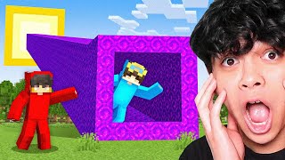 I Found a Secret Tunnel to The Sun in Minecraft...